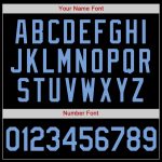 Custom Name and Number Black Light Blue-Red Authentic Basketball Jersey - Personalized Throwback Jersey Personalized Black