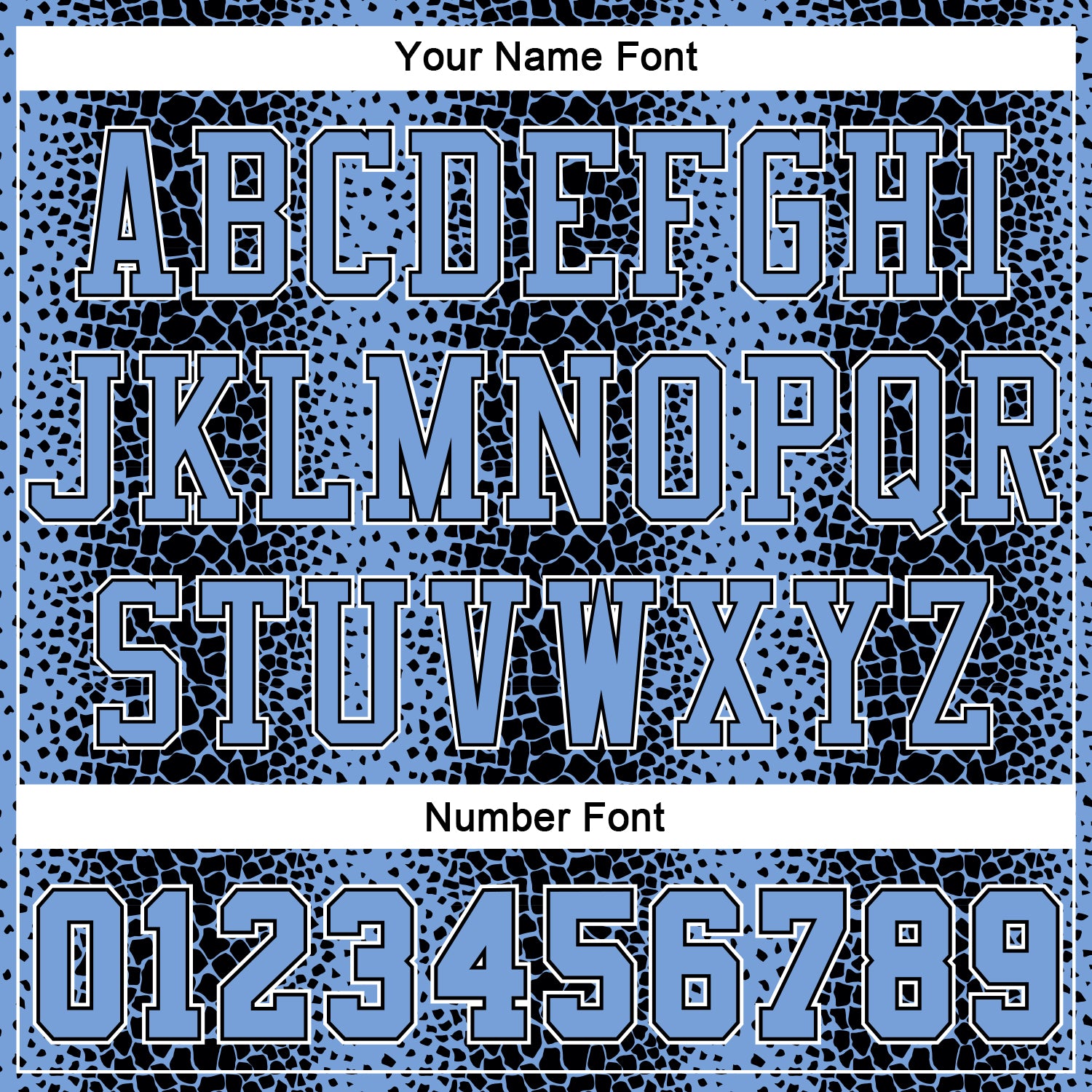 Personalized Black Light Blue-White Animal Fur Print Round Neck Sublimation Basketball Suit Jersey Team Custom Name and Number Custom Name and Number Basketball Jersey - Personalized Black Light Blue-White Animal Fur Print Round Neck Sublimation Suit - Image 4