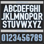 Customizable Black Light Blue-White Baseball Jersey with Personalized Name and Number - Authentic Team Apparel Personalized