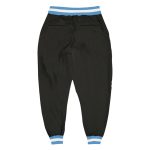 Custom Team Name and Number Sports Pants in Black Light Blue-White, Personalized Athletic Wear Personalized Black Light Blue-White