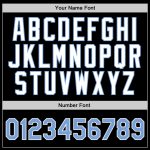 Personalized Black and Light Blue Throwback Basketball Jersey for Fans Personalized Black Light Blue-White Throwback Basketball