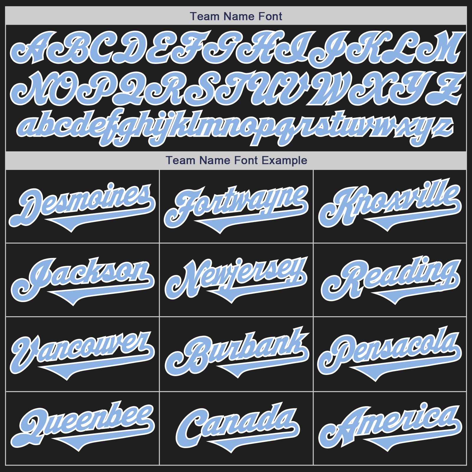 Personalized Black Light Blue White Baseball Jersey Two Tone Design Personalized Black Light Blue-White Two Tone Baseball - Image 4