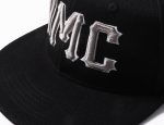 Personalized Adjustable Snapback Hat Black Light Gray White Stitched Design Personalized Black Light Gray-White Stitched