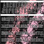 Personalized Soccer Uniform Jersey - Black Light Pink Medium Pink Dripping Splatter Art Design Personalized Black Light Pink-Medium