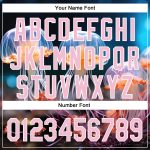Personalized 3D Jellyfish Underwater Life Baseball Jersey with Custom Name & Number - Black Light Pink-White Design Personalized