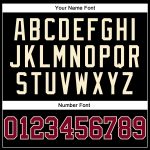 Custom Black Maroon-Cream Basketball Jersey with Personalized Name and Number - Authentic Throwback Style Personalized Black