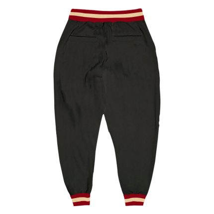 Personalized Sports Pants in Black and Maroon-Cream Color for Comfortable Athletic Wear Personalized Black Maroon-Crem Sports