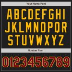 Custom Black Maroon Gold Baseball Jersey - Personalized Sports Apparel Personalized Black Maroon-Gold Baseball Jersey