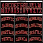 Personalized Basketball Jersey - Black Maroon Old Gold Throwback Design Personalized Black Maroon-Old Gold Throwback Basketball