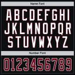 Personalized Hockey Jersey in Black, Maroon, and White - Customizable Team Gear Personalized Black Maroon-White Hockey Jersey