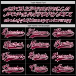 Custom Black Maroon White Hockey Jersey - Personalized Team Apparel Personalized Black Maroon-White Hockey Jersey