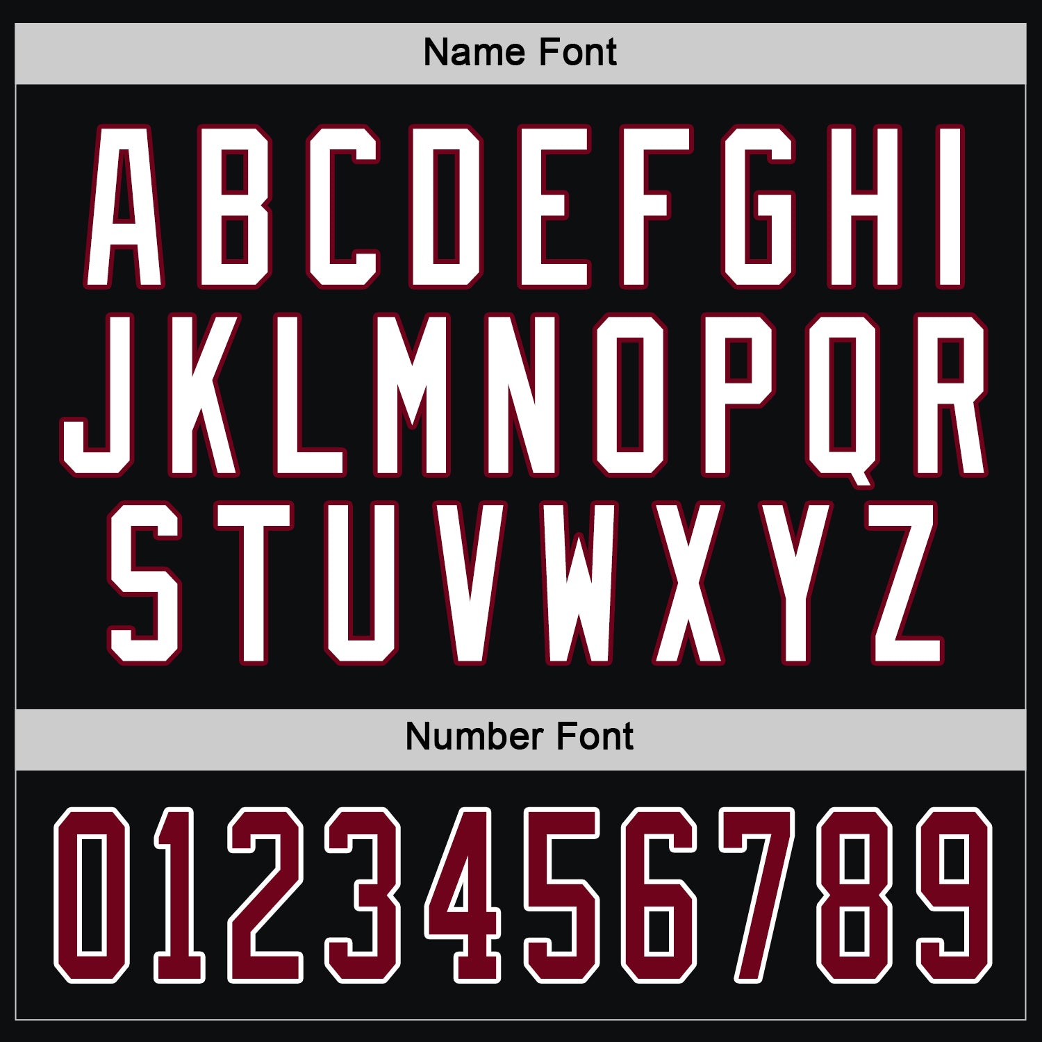 Personalized Black Maroon-White Hockey Jersey Custom Black Maroon White Hockey Jersey - Personalized Sports Apparel for Fans Personalized Black Maroon-White Hockey Jersey - Image 4