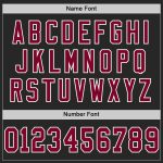 Personalized Throwback Football Jersey in Black Maroon-White Mesh for Men Personalized Black Maroon-White Mesh Throwback