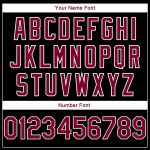 Personalized City Edition Basketball Jersey Black Maroon-White Side Stripes Personalized Black Maroon-White Side Stripes