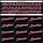 Personalized City Edition Basketball Jersey Black Maroon-White Side Stripes Personalized Black Maroon-White Side Stripes