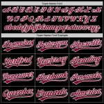 Custom Black Maroon White Throwback Baseball Jersey for Men and Women Personalized Black Maroon-White Throwback Baseball
