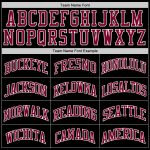 Personalized Black Maroon White Basketball Jersey - Throwback Style Personalized Black Maroon-White Throwback Basketball