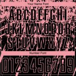 Custom Name and Number Black Sublimation Soccer Jersey - Medium Pink Personalized Team Uniform Personalized Black Medium