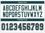 Personalized Black Midnight Green Gray Mesh Football Jersey - Drift Fashion Design Personalized Black Midnight Green-Gray