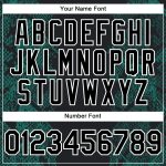 Custom Name and Number 3D Pattern Animal Snake Baseball Jersey - Personalized Black Midnight Green-White Design Personalized