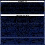 Custom 3D Abstract Wave Baseball Jersey in Black and Navy - Personalized Team Apparel Personalized Black Navy 3D Abstract