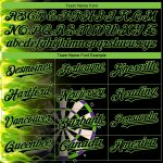 Personalized 3D Dart Board Baseball Jersey in Black Neon Green - Unique Custom Sports Apparel Personalized Black Neon Green
