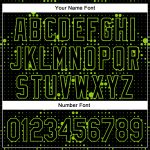 Custom Black Neon Green 3D Geometric Halftone Dots Baseball Jersey Personalized Black Neon Green 3D Geometric Halftone Dots