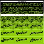 Personalized 3D Gradient Neon Green Black Performance T-Shirt - Square Shapes Personalized Black Neon Green 3D Gradient Square