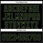 Custom Name Number 3D Pattern Rave Monster Baseball Jersey Black Neon Green Personalized Black Neon Green 3D Pattern Design