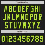Custom Name and Number Baseball Jersey - Personalized Black Neon Green Authentic Team Jersey Personalized Black Neon Green