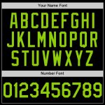 Personalized Neon Green Black Mesh Baseball Jersey for Men Women 2 Personalized Black Neon Green Mesh Throwback Baseball