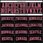 Custom Personalized Basketball Jersey Black Neon Green-Pink Authentic Throwback with Name and Number Personalized Black Neon