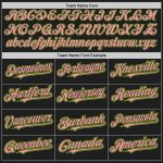 Custom Name and Number Black Neon Green Pinstripe Softball Jersey Unisex Two-Button Medium Pink Personalized Black Neon Green