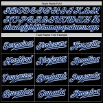 Custom Name Number Black Neon Green Pinstripe Baseball Jersey - Authentic Royal-White Team Jersey Personalized Black Neon