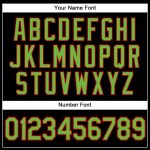 Custom Name and Number Personalized Black Neon Green-Red Baseball Jersey - Authentic Team Gear Personalized Black Neon Green-Red