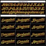 Custom Name and Number Personalized Black Neon Green-Red Baseball Jersey - Authentic Team Gear Personalized Black Neon Green-Red