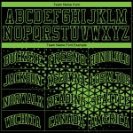 Personalized Round Neck Basketball Jersey Sublimation Black Neon Green 3 Personalized Black Neon Green Round Neck Sublimation