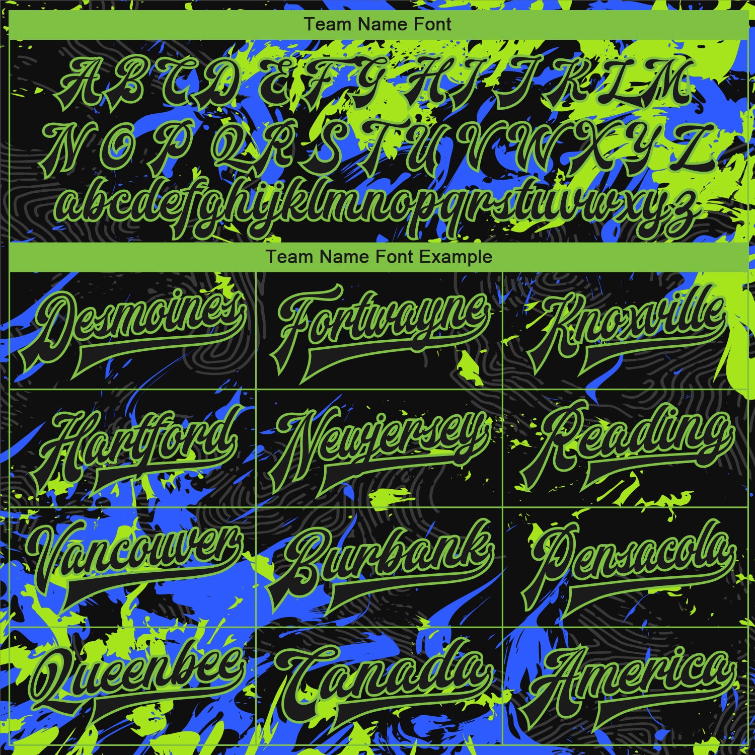 Personalized Black Neon Green-Royal 3D Pattern Design Bomber Full-Snap Varsity Letterman Jacket Team Custom Name and Number Custom Name and Number Black Neon Green-Royal 3D Pattern Bomber Varsity Letterman Jacket Personalized Black Neon Green-Royal - Image 4