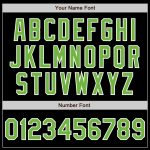Personalized Black Neon Green Royal Split Fashion Baseball Jersey for Men Personalized Black Neon Green-Royal Split Fashion