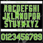 Personalized 3D Lightning Baseball Jersey in Black Neon Green White Personalized Black Neon Green-White 3D Lightning Baseball