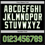 Custom Black Neon Green and White Baseball Jersey - Personalized Sports Apparel Personalized Black Neon Green-White Baseball