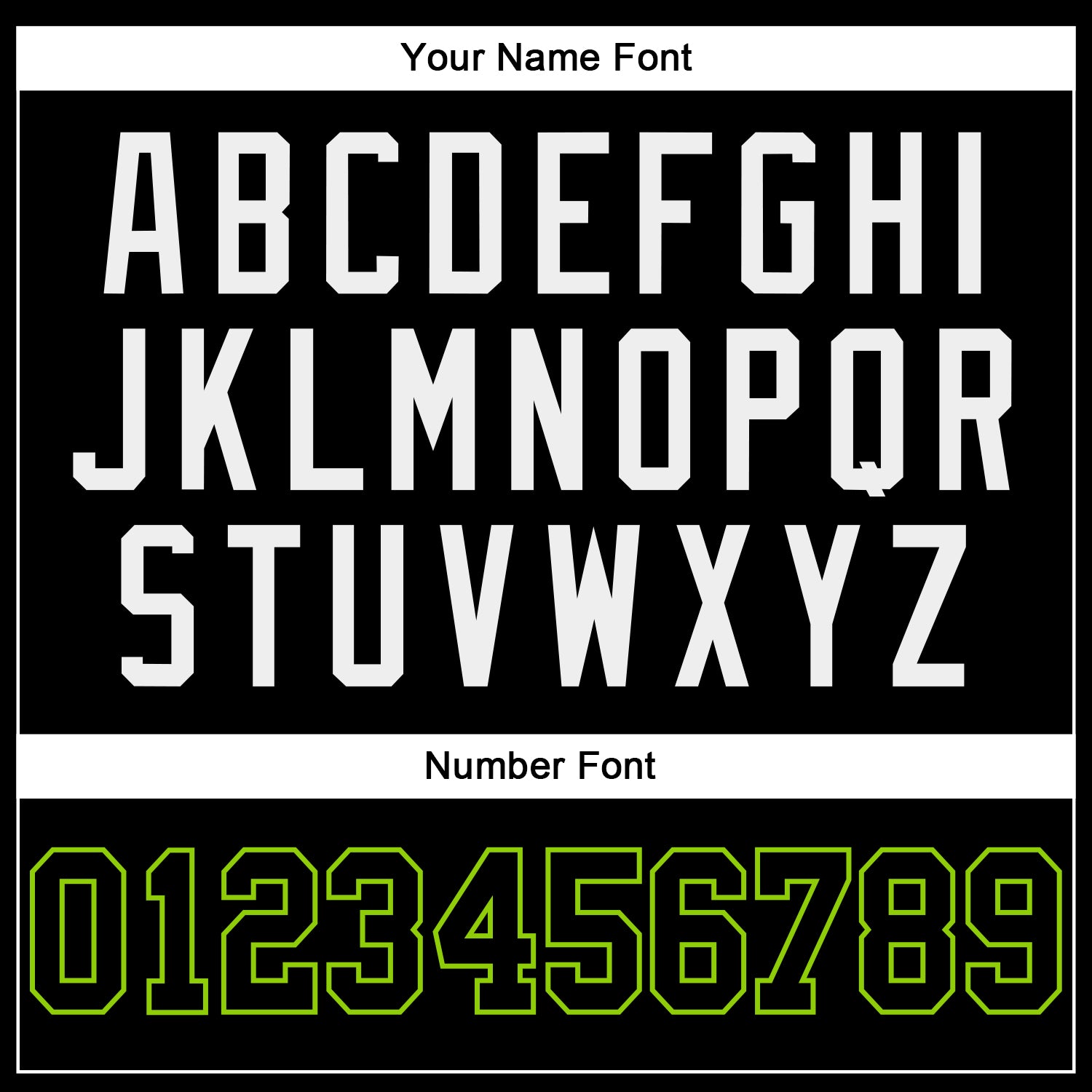 Personalized Basketball Jersey in Black Neon Green-White Design, Custom Throwback Style Personalized Black Neon Green-White - Image 4