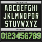 Custom Black Neon Green White Throwback Basketball Jersey - Personalized Sports Wear Personalized Black Neon Green-White