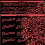 Personalized 3D Floral Design T-Shirt in Black & Neon Pink for Performance Use Personalized Black Neon Pink 3D Floral Design