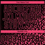 Personalized Black Neon Pink 3D Leopard Print Baseball Jersey for Fashion Lovers Personalized Black Neon Pink 3D Leopard