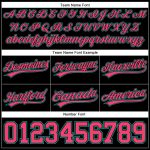 Custom Name Number Personalized Basketball Shorts Black Neon Pink Aqua Team Personalized Black Neon Pink-Aqua Authentic Basketball