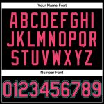 Personalized Performance T-Shirt in Black, Neon Pink, Aqua - Custom Activewear for Men and Women Personalized Black Neon