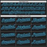 Personalized Black Neon Pink and Sky Blue Baseball Jersey for Custom Sports Apparel Personalized Black Neon Pink-Sky Blue