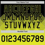 Custom Baseball Jersey with Gradient Black Neon Yellow 3D Pattern, Personalized Team Name and Number, Authentic Design Personalized