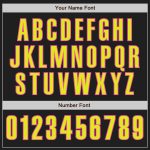 Custom Black Neon Pink Yellow Baseball Jersey for Men and Women Personalized Black Neon Yellow-Pink Baseball Jersey